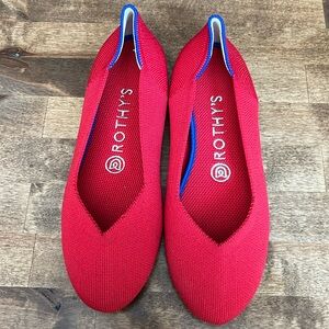 Rothy’s Red Women’s shoes size 7.5 flats